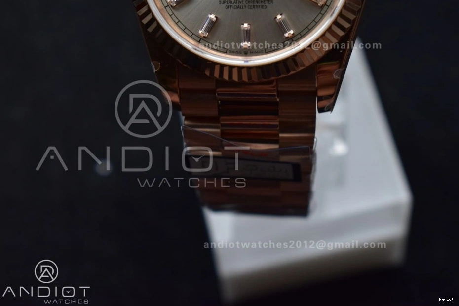 vr3255 904L Edition Silver Steel Weight) Best Bracelet (Gain Dial 36 with on RG President QF DayDate Diamond Stick V5 0219